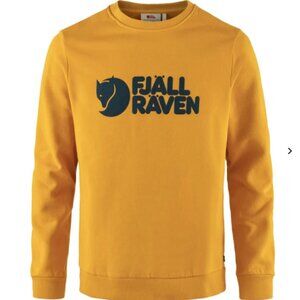 Fjallraven Logo Sweatshirt yellow size Medium NWT Sample